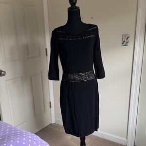 Elegant Black Women's Dress Calvin Klein